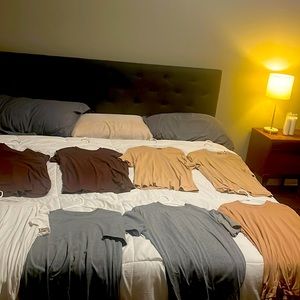 9 Skims Boyfriend Tees - Size Large. $20 each for all or $25 each